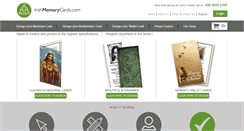 Desktop Screenshot of irishmemorycards.com
